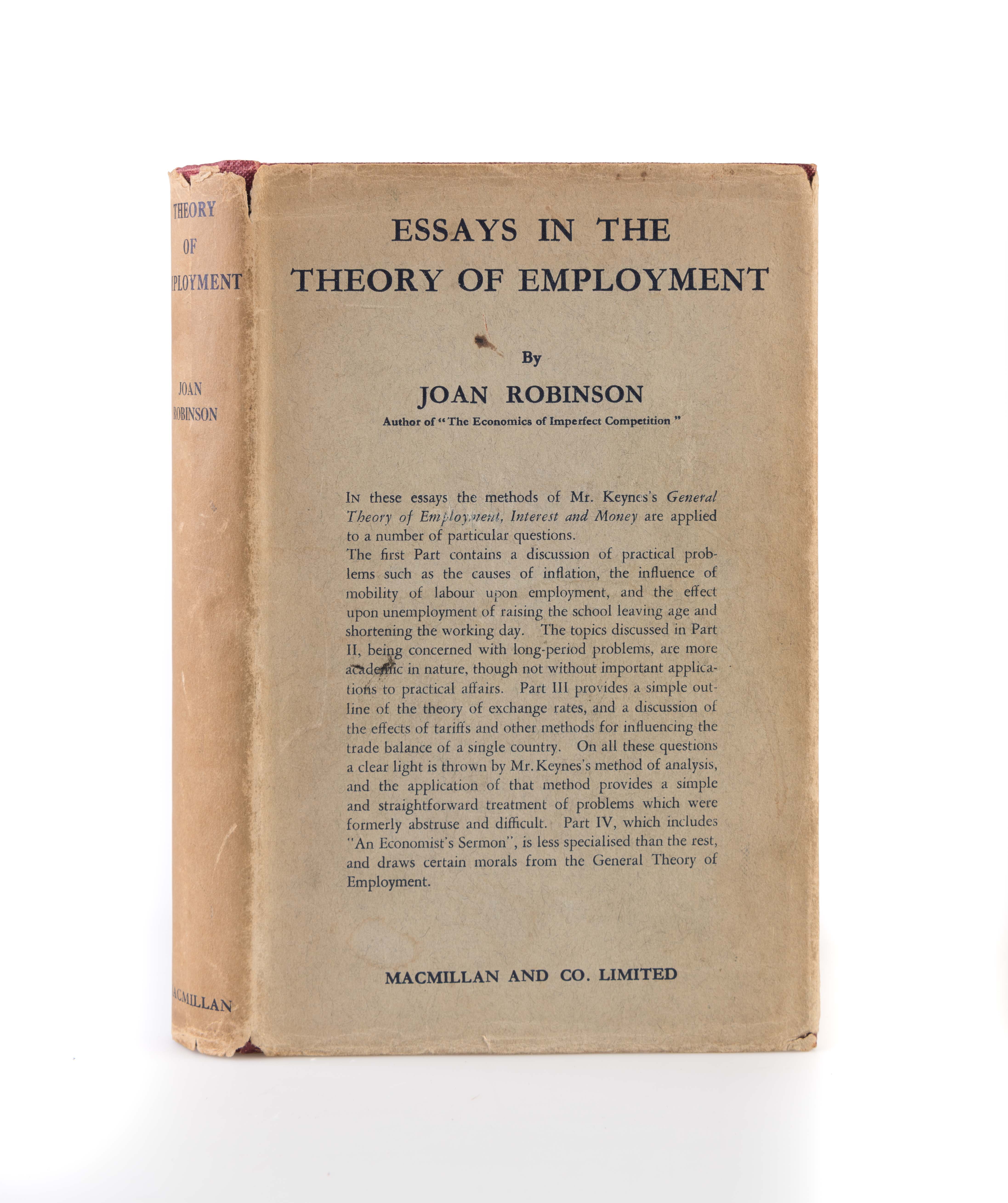 ESSAYS IN THE THEORY OF EMPLOYMENT No173