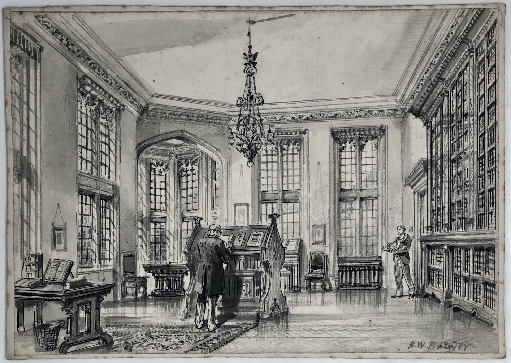 Series Of Views Of The Public Records Office, Chancery Lane. - BREWER Henry  William